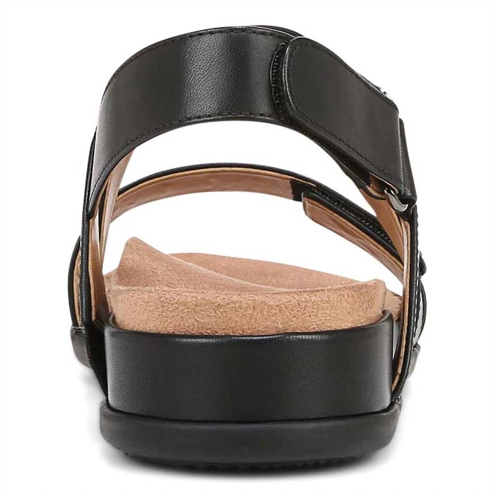 NEW VIONIC women's cypress strappy sandals in black - Picture 5 of 6